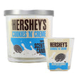 Hershey's Cookies 'N' Creme Scented Candle, 8" Tall, White Soy Wax, USA Made
