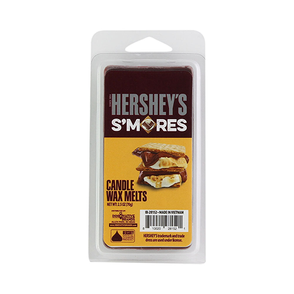 Hershey's S'mores scented soy wax melt, 2.5oz pack, front view on white background