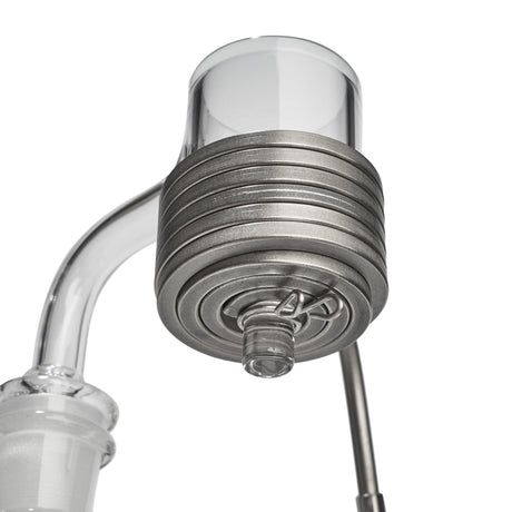 High Five 30mm Quartz E-Banger Close-Up, Durable for Dab Rigs, with Coil