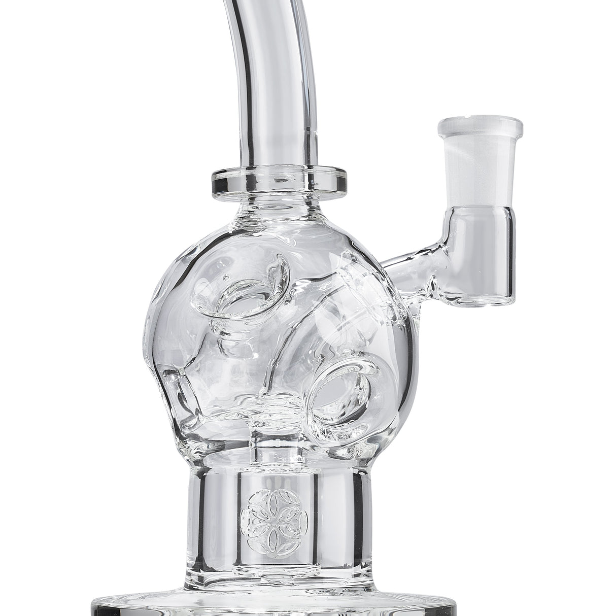High Five Cloud Cover Exosphere Dab Rig with 90 Degree Female Joint and E-Nail Attachment
