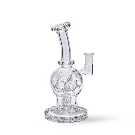 High Five Cloud Cover Exosphere Dab Rig with Titanium E-Nail, 90 Degree Joint, Front View