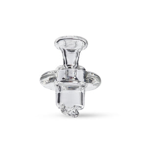 High Five Double Helix Carb Cap for Dab Rigs, Borosilicate Glass, Front View