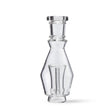 High Five Duo Herb Mouthpiece made of Borosilicate Glass, front view on white background