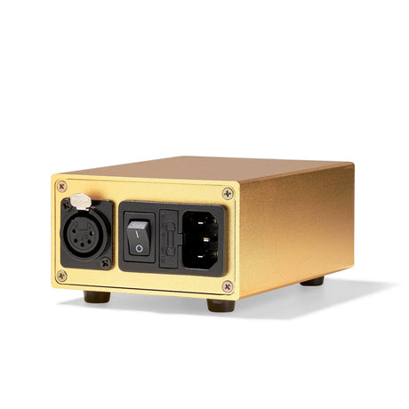 High Five LCD E-Nail Controller for Concentrates, Gold Finish, Side View