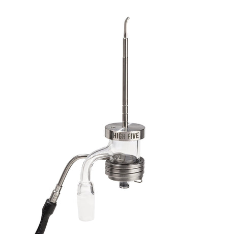 High Five MICRO E-Nail with Quartz Banger - Compact Design for Concentrates