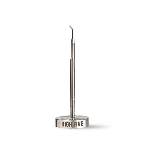 High Five Vape Micro E-Nail Quartz Ebanger Kit Silver Flat Tip Dabber