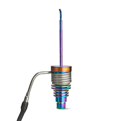 High Five MICRO E-Nail with Titanium Nail Kit for Concentrates - Angled View