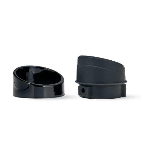 High Five Duo Adapter for Puffco Peak & Peak Pro, Side View on Seamless Green Background