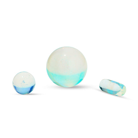 High Five Nimbus Terp Slurper Marble Set for Dab Rigs on Seamless White Background