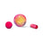 High Five Terp E-Slurper Marble Set in Supernova variant, vibrant pink and yellow colors