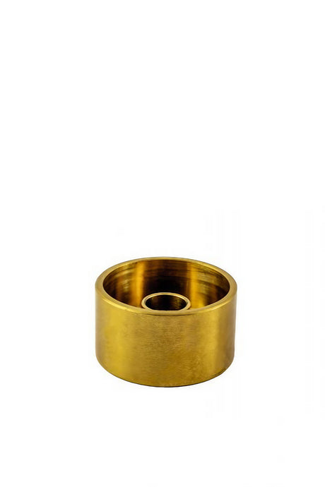High Five Hybrid Nail with 25mm Quartz Deep Dish for Dab Rigs, Front View on White Background
