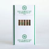 High Hemp Eco Cardboard Filter Tips 12-Pack Display Front View on White Background
