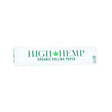 High Hemp Organic Hemp Rolling Papers in Green Packaging - Front View