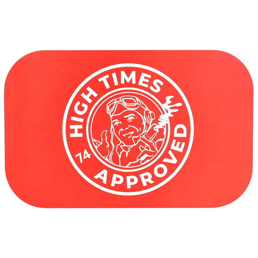 High Times Magnetic Tray Lid featuring iconic logo, 11"x7" size, perfect for rolling accessories