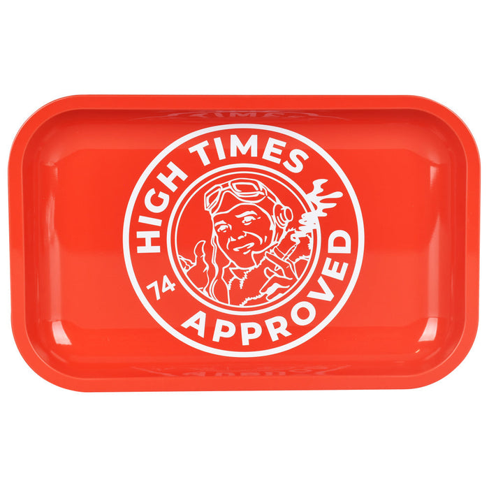 High Times Metal Rolling Tray | 11"x7" | High Times Approved
