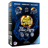 High Voltage Detox 5 Day Flush in Blueberry flavor, front view on white background