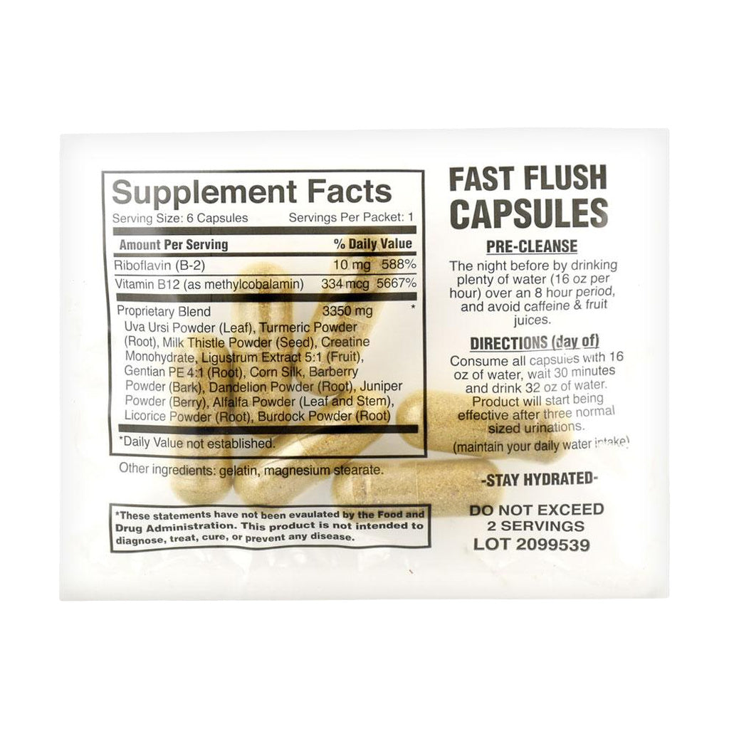 High Voltage Detox 5 Day Flush supplement facts and usage instructions