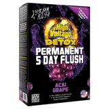 High Voltage Detox 5 Day Flush Acai Grape Flavor, USA-Made Cleanse Kit, Front View