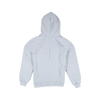 Higher Standards Hoodie in Gray featuring Concentric Triangle design on back, size range XS to 3XL