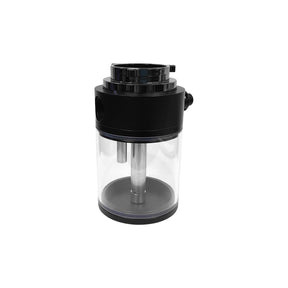 Hitoki Lower Part with Carb for The Trident Series - Clear and Black, Isolated Front View