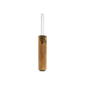 Honey Dabber II Vapor Straw Collector with Quartz Tip, 5" Wooden Body, USA Made
