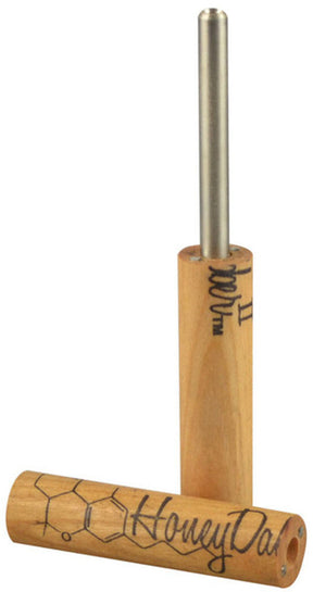 Honey Labs HoneyDabber II with 5" Titanium Tip, Portable Dab Tool, Front View