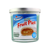 Smoke Out Candles Hostess Apple Fruit Pies Scented Candle, 3 oz green soy wax, front view