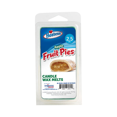 Hostess Cakes Apple Fruit Pies Dessert Scented Soy Wax Melt, 2.5oz in packaging