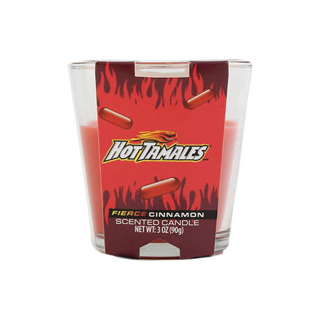 Smoke Out Candles Hot Tamales Fierce Cinnamon Scented Candle, 3 oz Soy Wax Blend