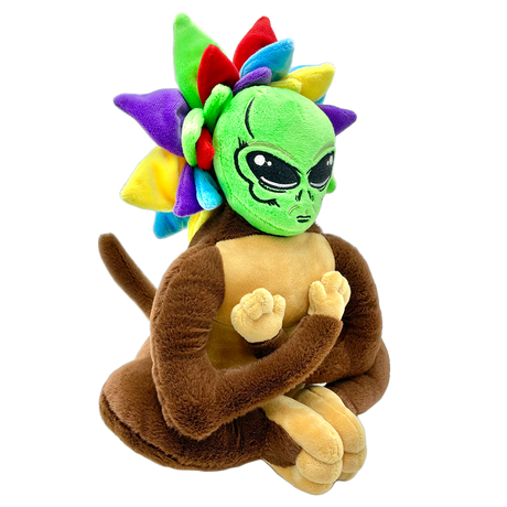 Limited Edition AFM Plush Toy 2.0 featuring a colorful alien design, front view on white background