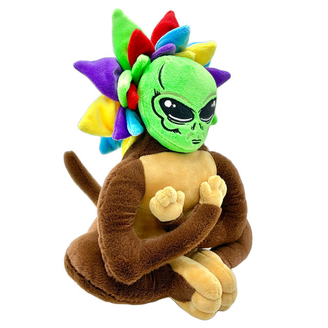 Limited Edition AFM Plush Toy 2.0 featuring a colorful alien design, front view on white background