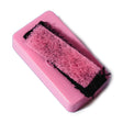 Blazy Susan Resin Blaster Magnetic Scrubber, pink with black bristles, top view on white background