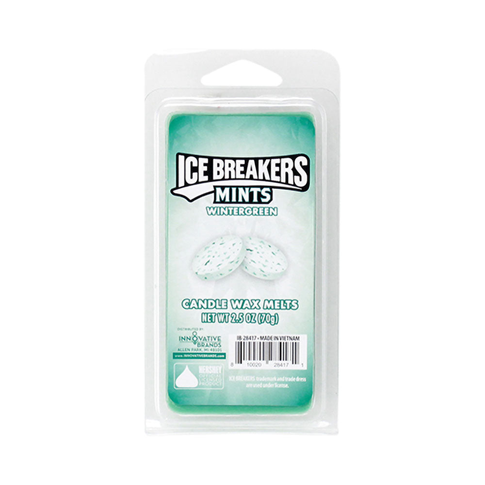 Ice Breakers Wintergreen Scented Soy Wax Melt, 2.5oz in packaging, front view