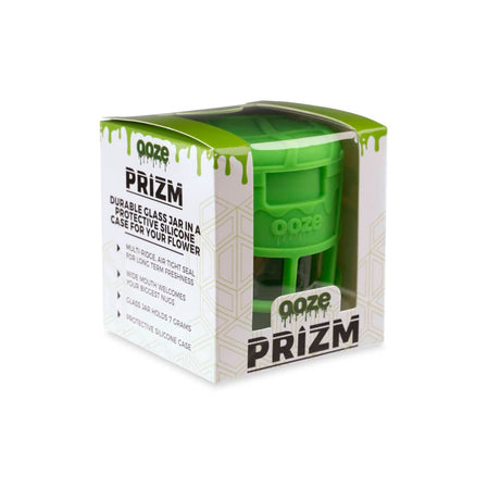 Ooze Prizm Silicone-Wrapped Glass Stash Jar