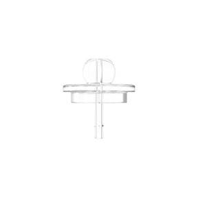 Dr. Dabber Switch Marble Carb Cap with Silicone Seal for precise vapor control, front view on white background