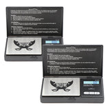Infyniti Protect Ya Neck Records G-Force Pocket Scale open view, battery-powered, metal build