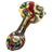 LA Pipes Inside-Out Candy Cane Glass Pipe, 4" Fumed Color Changing, USA Made, Side View