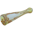 LA Pipes Inside-Out Funnel Chillum in Amber - 4.5" Borosilicate Glass Pipe for Dry Herbs, USA Made