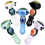 Intrinsic Flow Glass Spoon Pipe | 5" | Assorted Colors | 10ct Bundle