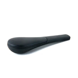 Journey Pipe 3 in Black - Sleek Magnetic Hand Pipe with a Side View on White Background