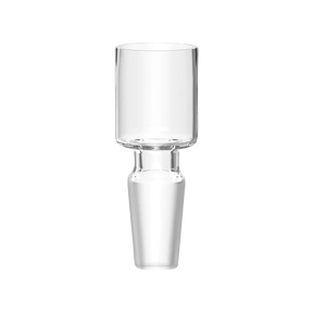 Ispire The Wand Replacement Borosilicate Banger, 14mm Joint, Clear, Front View