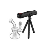 Ispire Tripod and Wand Clamp set for vaporizers, clear view on white background