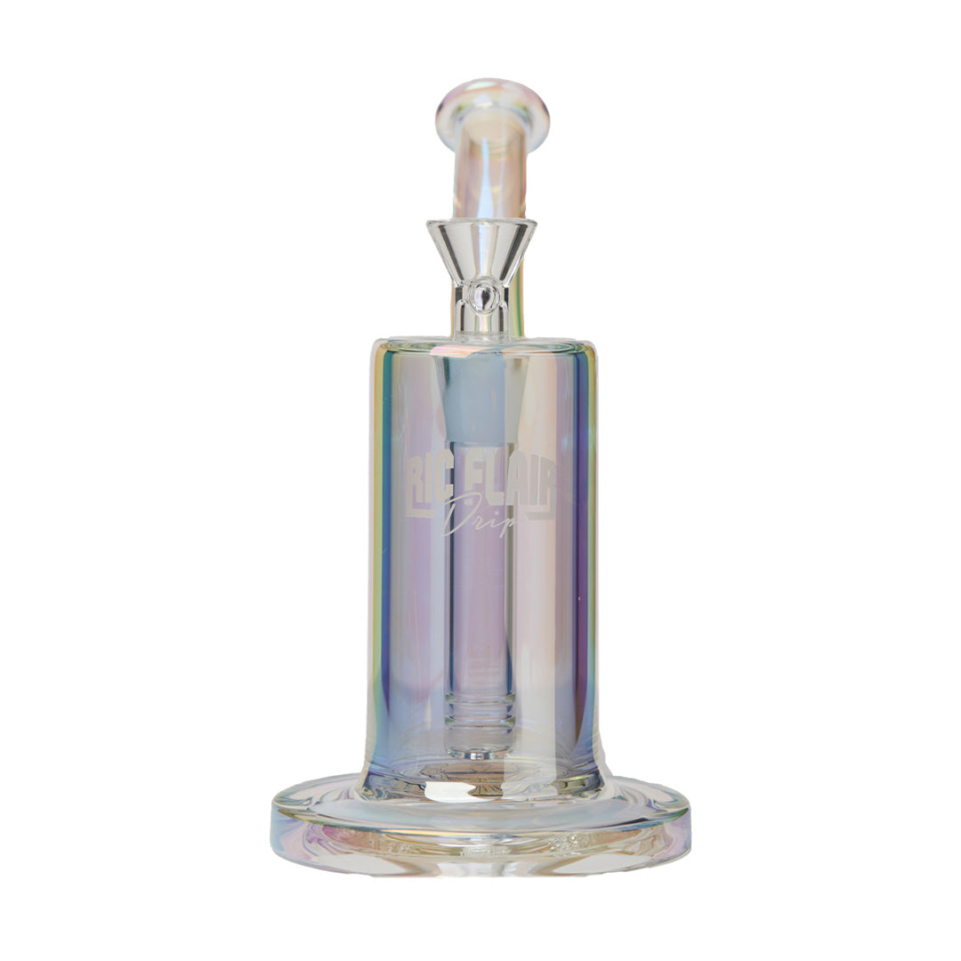 Ric Flair Drip Dab Rig with Borosilicate Glass and Quartz Bucket - Front View
