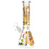 Japanese Animation Girl Blue Beaker Glass Water Pipe | 10" | 14mm F