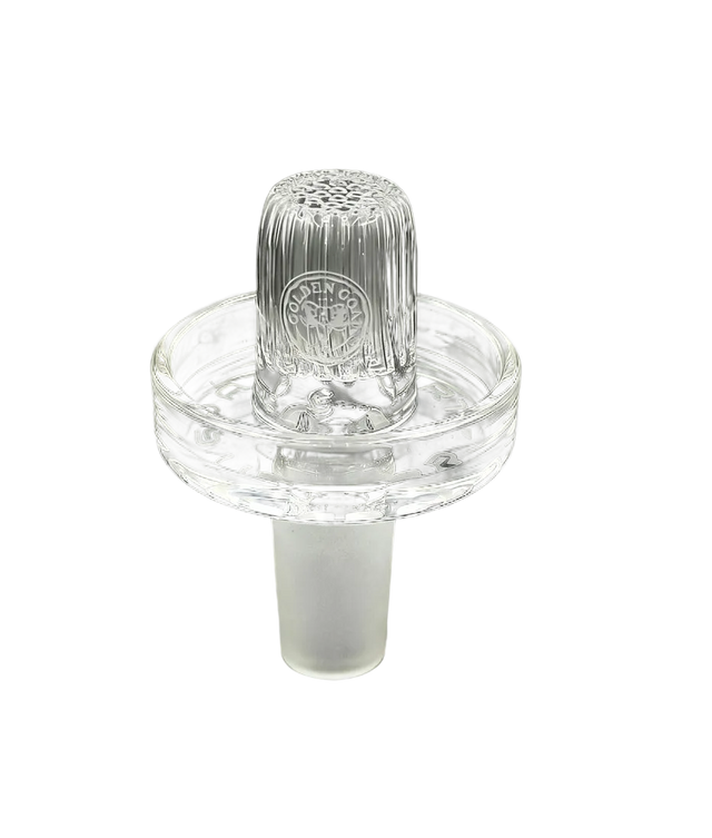 Golden Goat Jar Blaster quartz banger with wide disc tray
