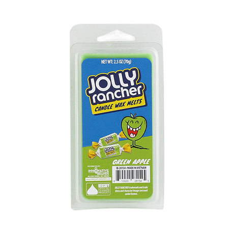Jolly Rancher Green Apple Scented Soy Wax Melt, 2.5oz Front Packaging View