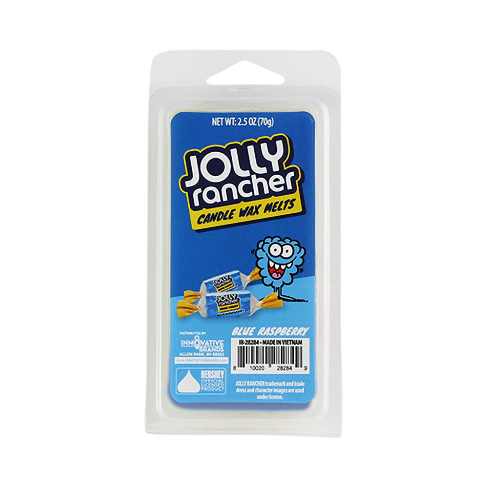 Jolly Rancher Blue Raspberry Scented Soy Wax Melt, 2.5oz in Packaging Front View