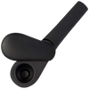 Journey Pipe J2 in Smoke - Zinc Alloy Spoon Pipe with Closable Design, 4" - Top View