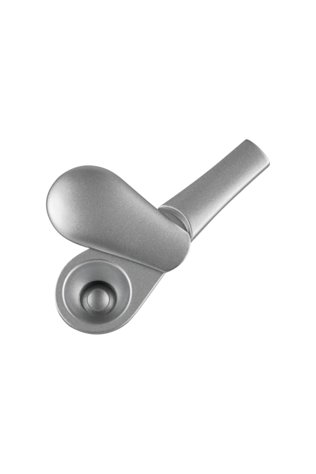 Journey Pipe J3 in zinc alloy, magnetic closure, portable design, 3.8" side view on white background