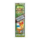 Juicy Jays Tropical Passion Hemp Wraps, 25 Pack - Front View with CBD Tag